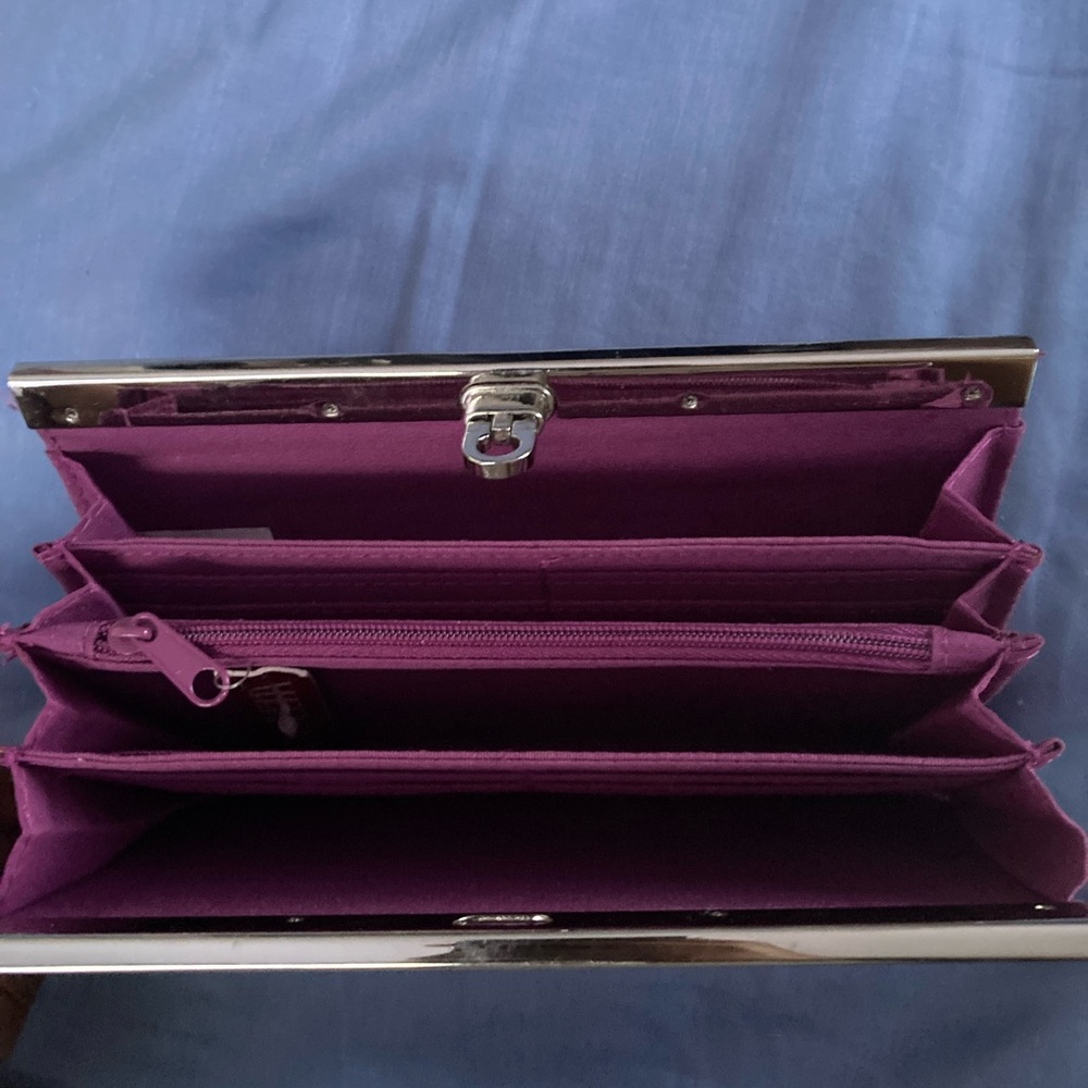 Merona Crocodile-Embossed Clutch Wristlet - Picture 2 of 3